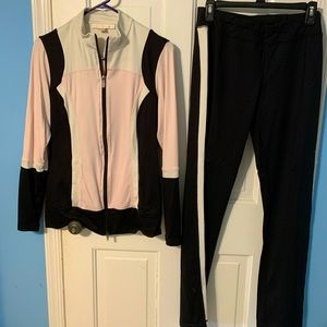 Boston Proper Chic Zippered Sport Coordinate Suit